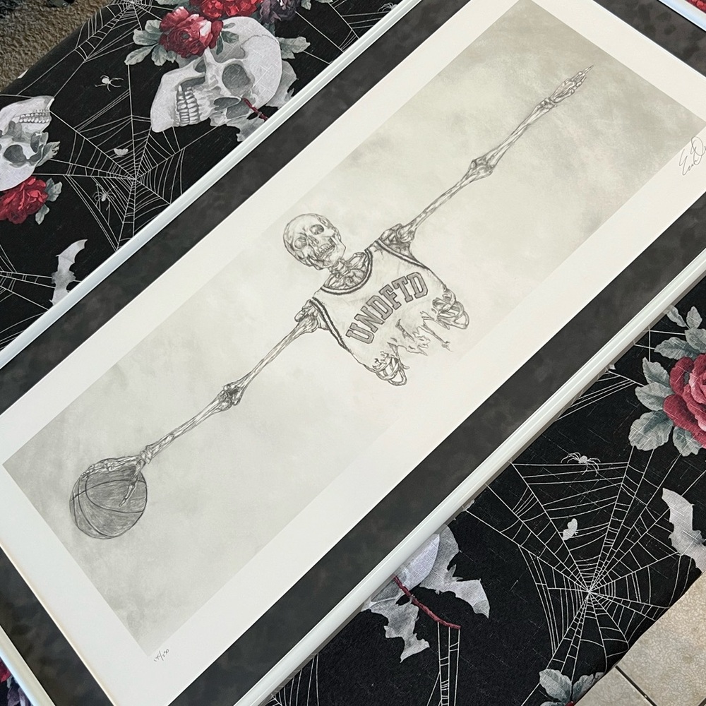 ORIGINAL 2007 UNDFTD x ERIC ELMS SIGNED MICHAEL JORDAN “WINGS” PRINT #135/230 - Picture 3 of 14